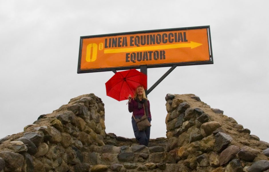 the equator in Ecuador