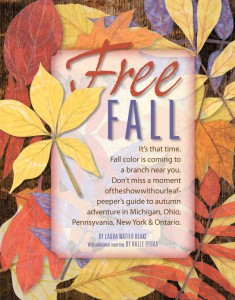 Free Fall Cover Page from Lake Erie Living magazine