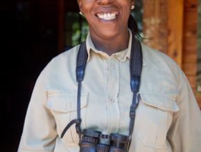 The first female forest ranger in Uganda.