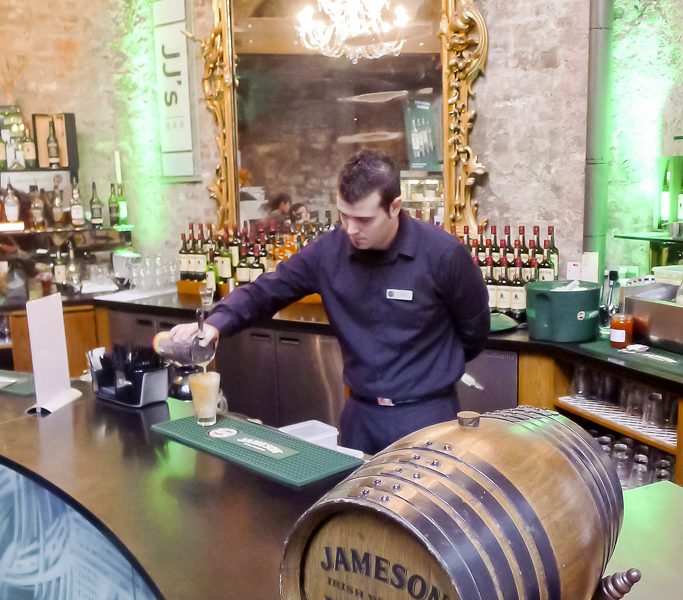 Jameson bar at the distillery