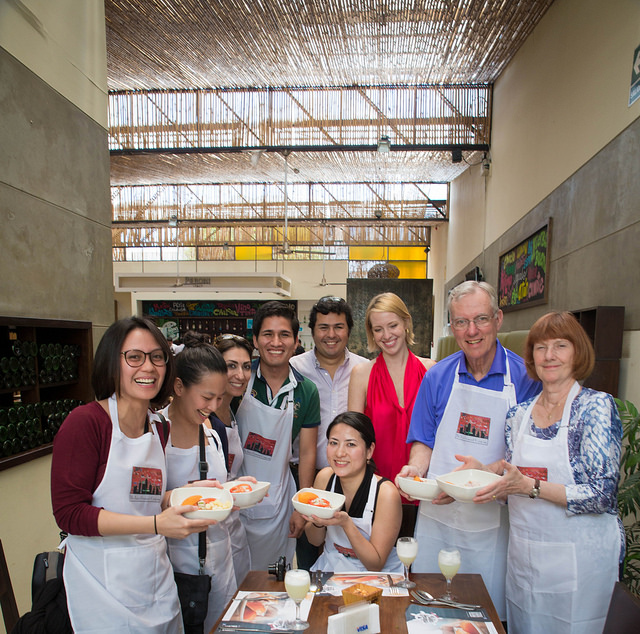 Lima Gourmet Food Tour participants