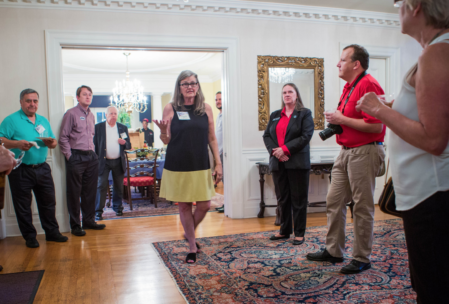 The Wright brothers' great grande nice Amanda Wright Lane gives a tour of Hawthorn Hill, the home that Orville, Wilbur and their sister Katharine built in Dayton after the aviation business took off.